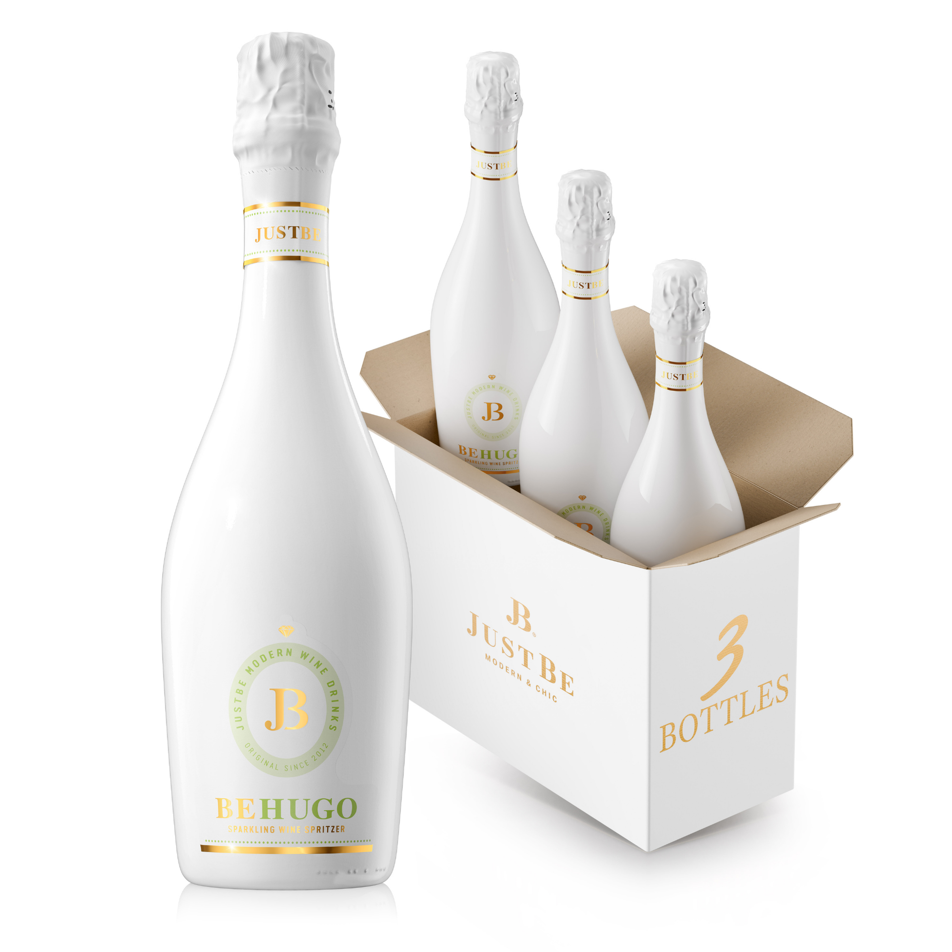 Justbe modern wine drinks - BeHugo 75cl - SPECIAL EDITION - UBSBOT.eu - Fine things for you