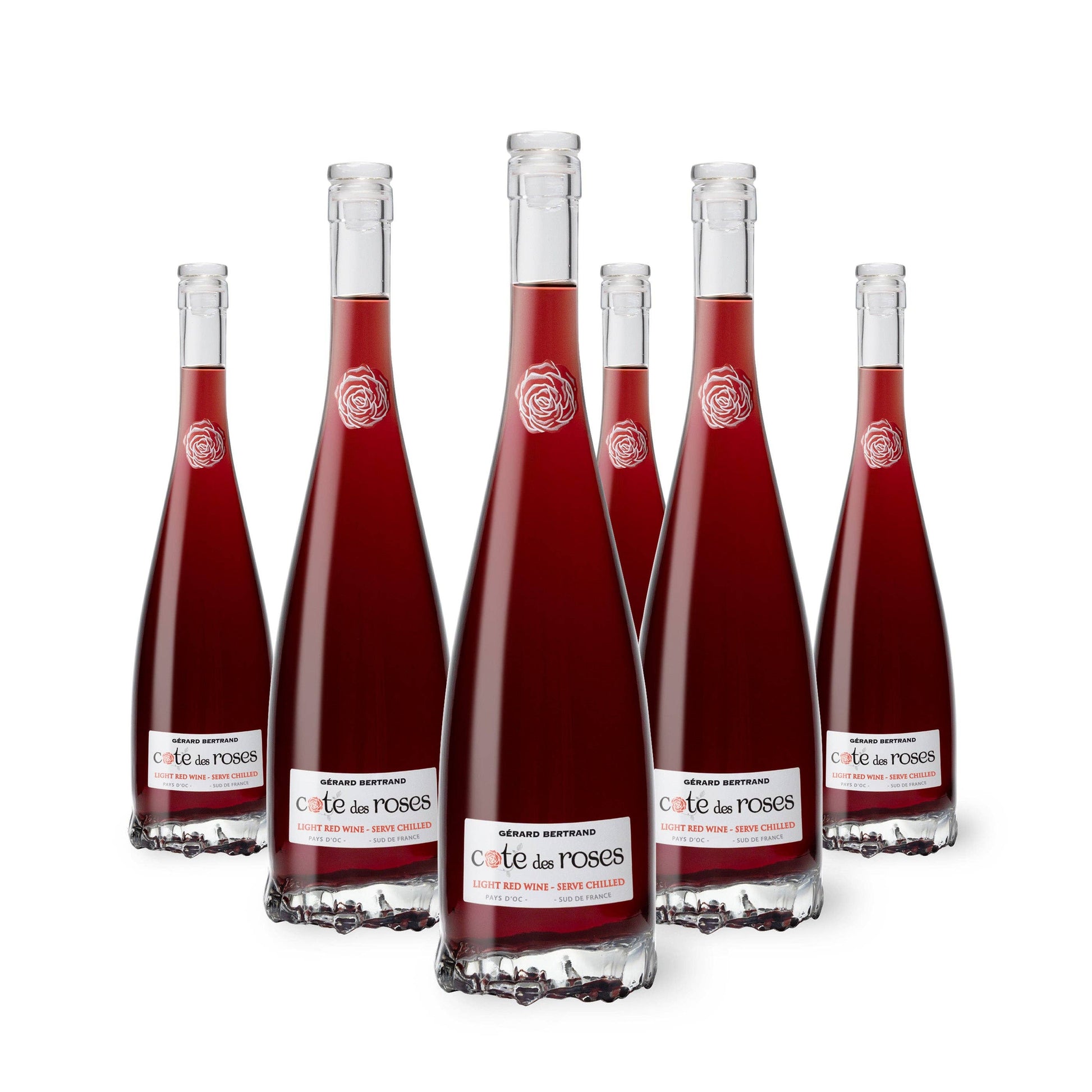 Gérard Bertrand - Cote des Roses Rouge leichter Rotwein 2024, 6 Flaschen à 75 cl - UBSBOT.eu - Fine things for you