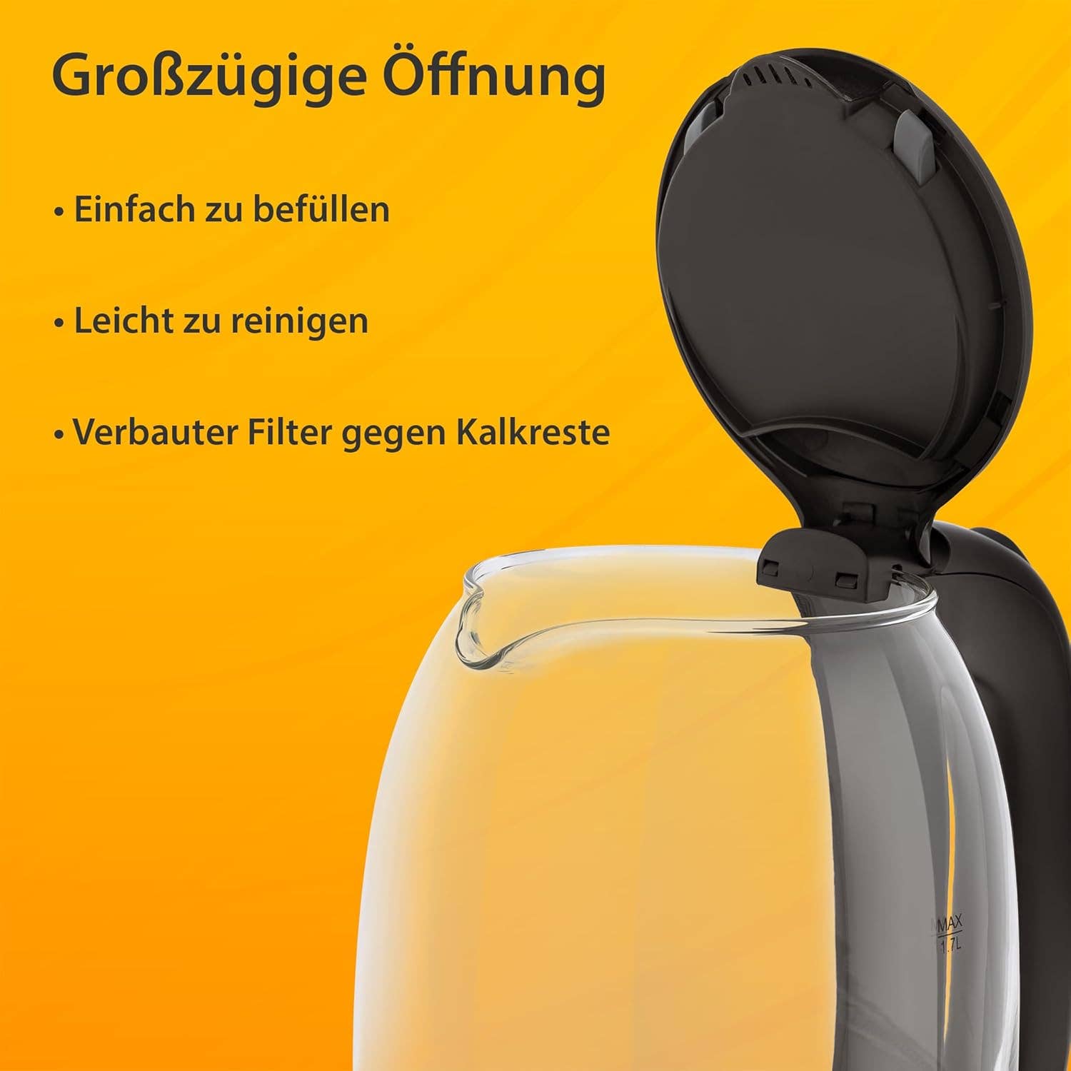 Aktuelles Angebot Biomatea - Glas Wasserkocher 1.7L - UBSBOT.eu - Fine things for you