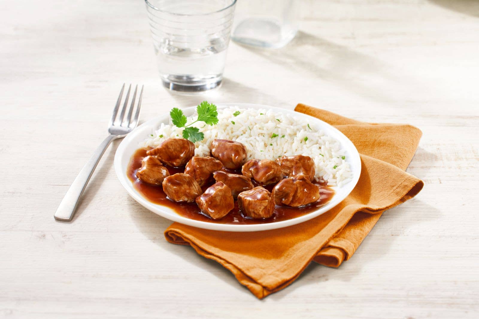 NEU ! Paul & Louise - Schweinefleisch mit Karamell und Reis (300 g) - UBSBOT.eu - Fine things for you