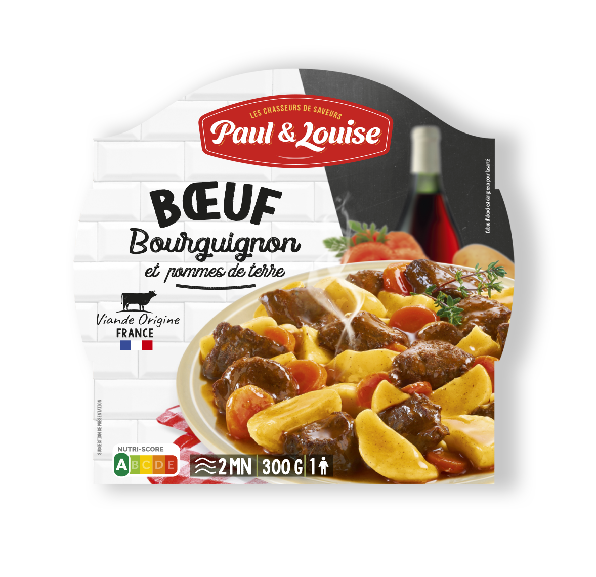 NEU ! Paul & Louise - Boeuf Bourguignon mit Kartoffeln (300 g) - UBSBOT.eu - Fine things for you