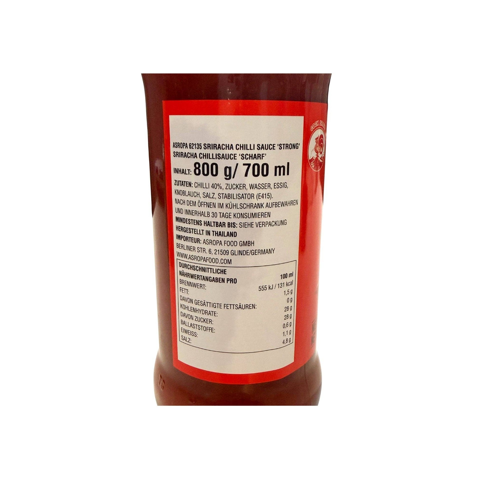 Cock Sriracha Chili Sauce 650ml - UBSBOT.eu - Fine things for you