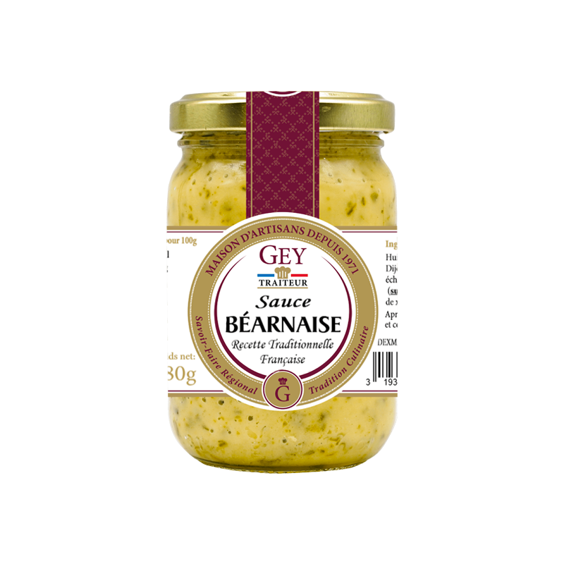 Maison RGEY - Sauce Béarnaise 21 cl - Raoul Gey Caterer - 1959 - UBSBOT.eu - Fine things for you