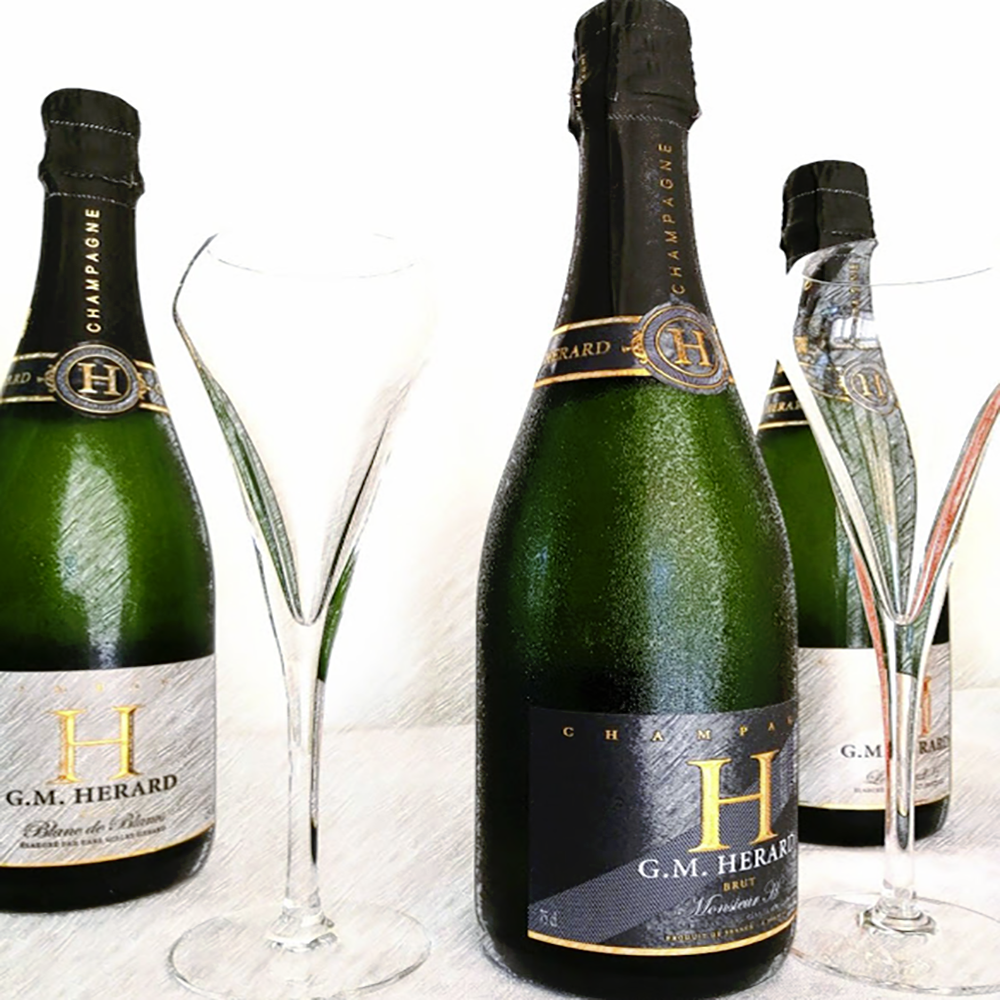 Champagne G.M. HERARD - Champagner Monsieur H Brut Signature 75 cl - UBSBOT.eu - Fine things for you