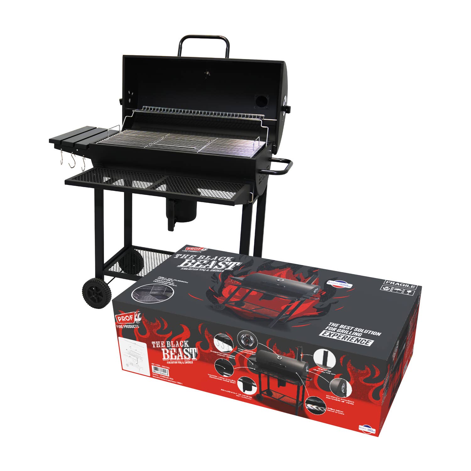 2-IN-1 GRILL UND RAUCHER BARBECUE - UBSBOT.eu - Fine things for you