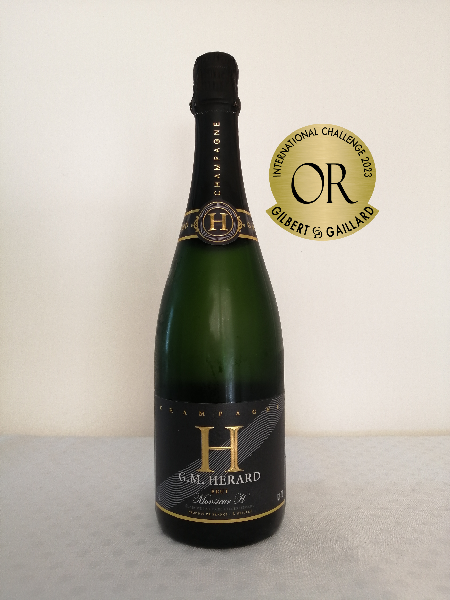 Champagne G.M. HERARD - Champagner Monsieur H Brut Signature 75 cl - UBSBOT.eu - Fine things for you