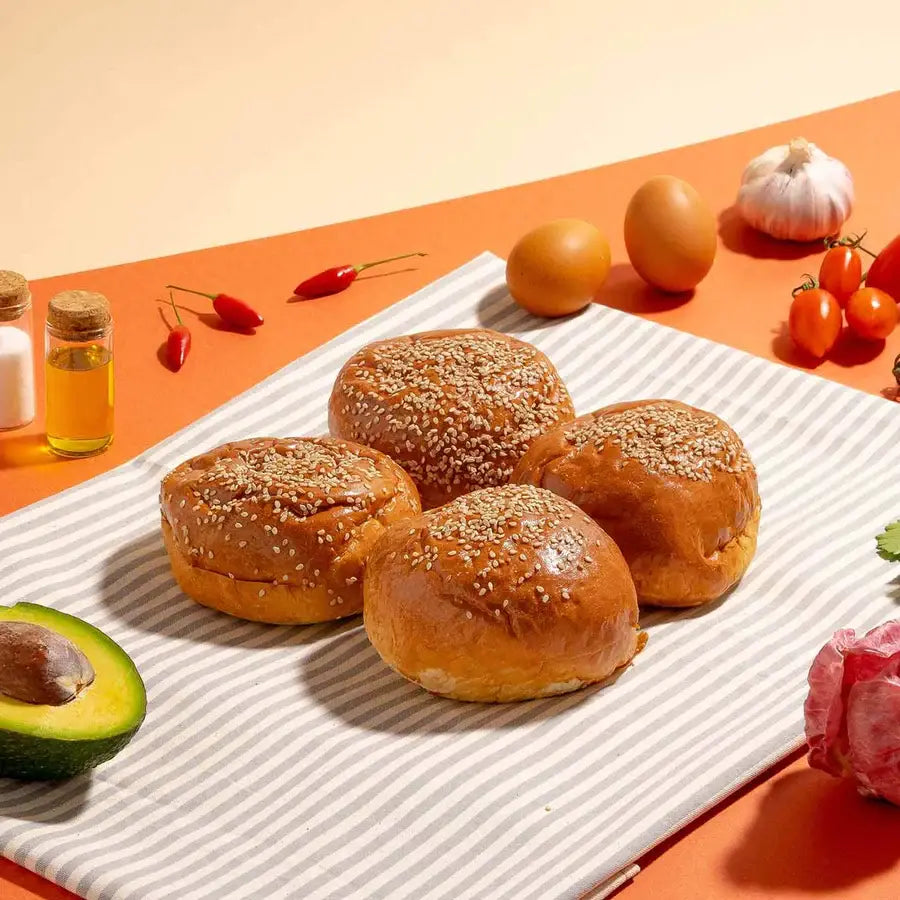 Sesam-Kartoffelbrötchen für Burger – 80 g - UBSBOT.eu - Fine things for you