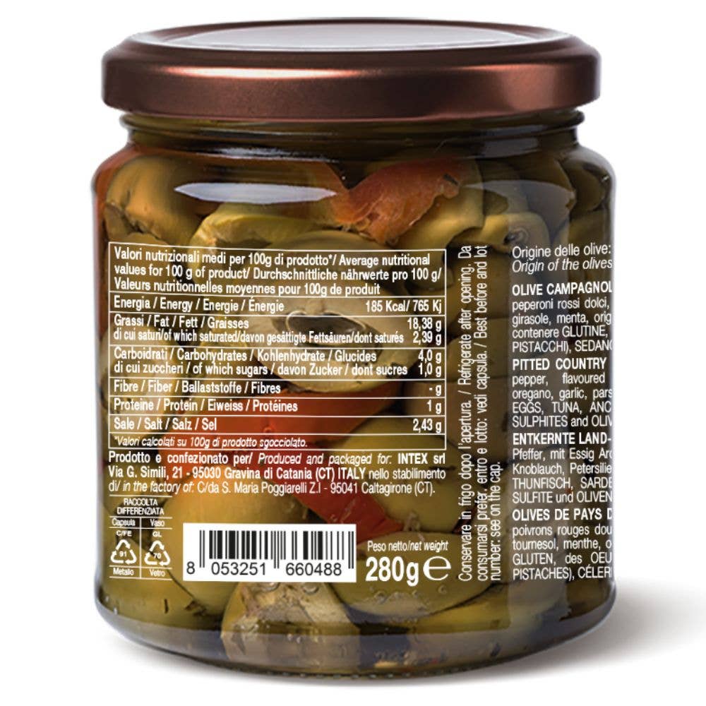 CONVIVIA for italian food lovers - Entkernte Landoliven 280 g - UBSBOT.eu - Fine things for you