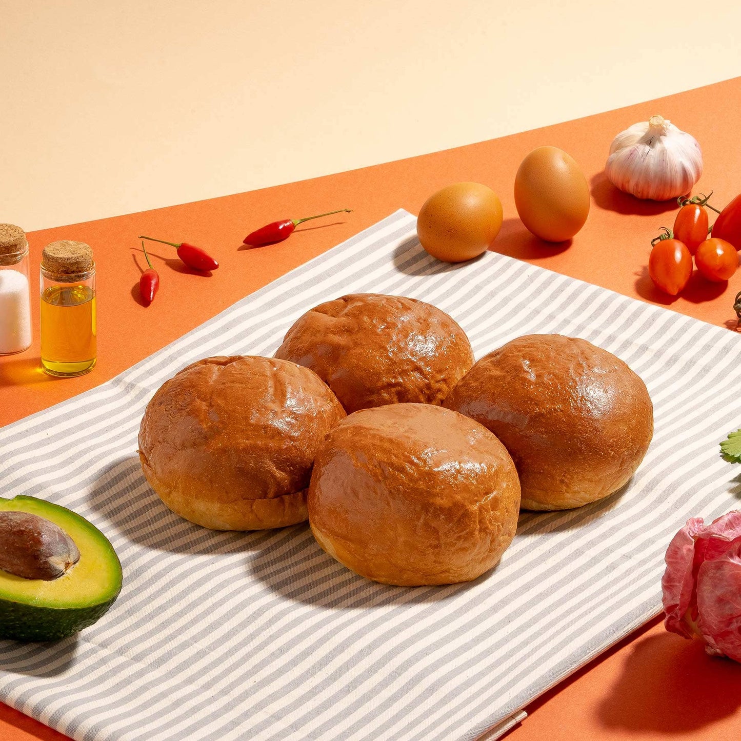 Potato Roll Gourmet Rezept Burgerbrötchen – 80 g - UBSBOT.eu - Fine things for you