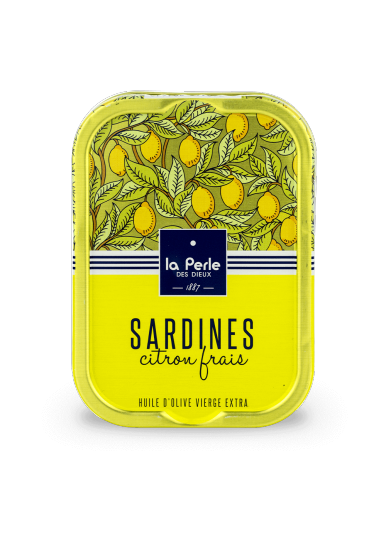 La Perle des Dieux - Sardinen mit Olive und Zitrone - UBSBOT.eu - Fine things for you