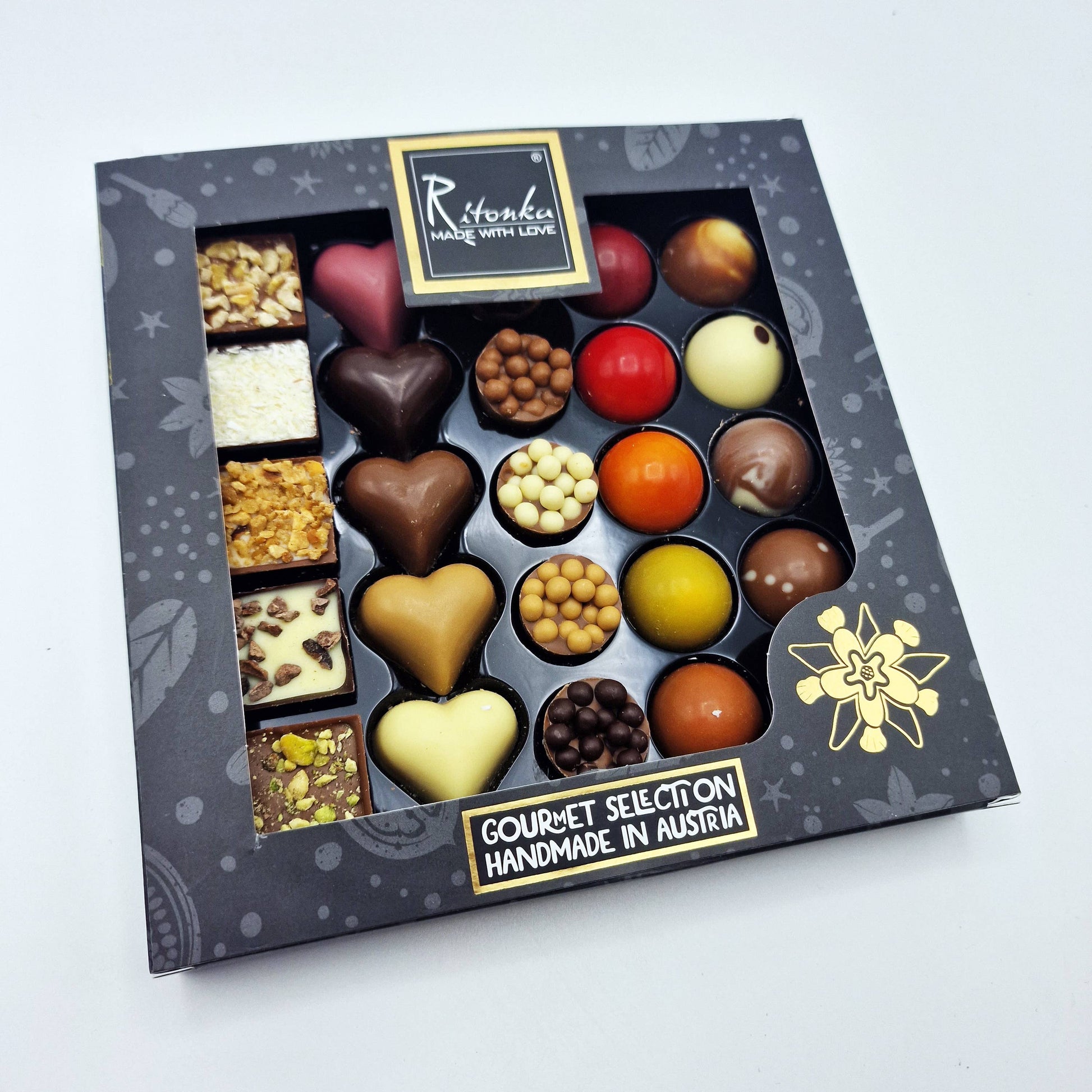 NEU ! Tolles Präsent Ritonka handgemachte Pralinen Supreme 25 - UBSBOT.eu - Fine things for you