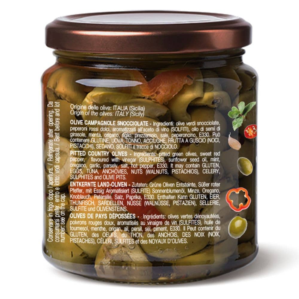 CONVIVIA for italian food lovers - Entkernte Landoliven 280 g - UBSBOT.eu - Fine things for you