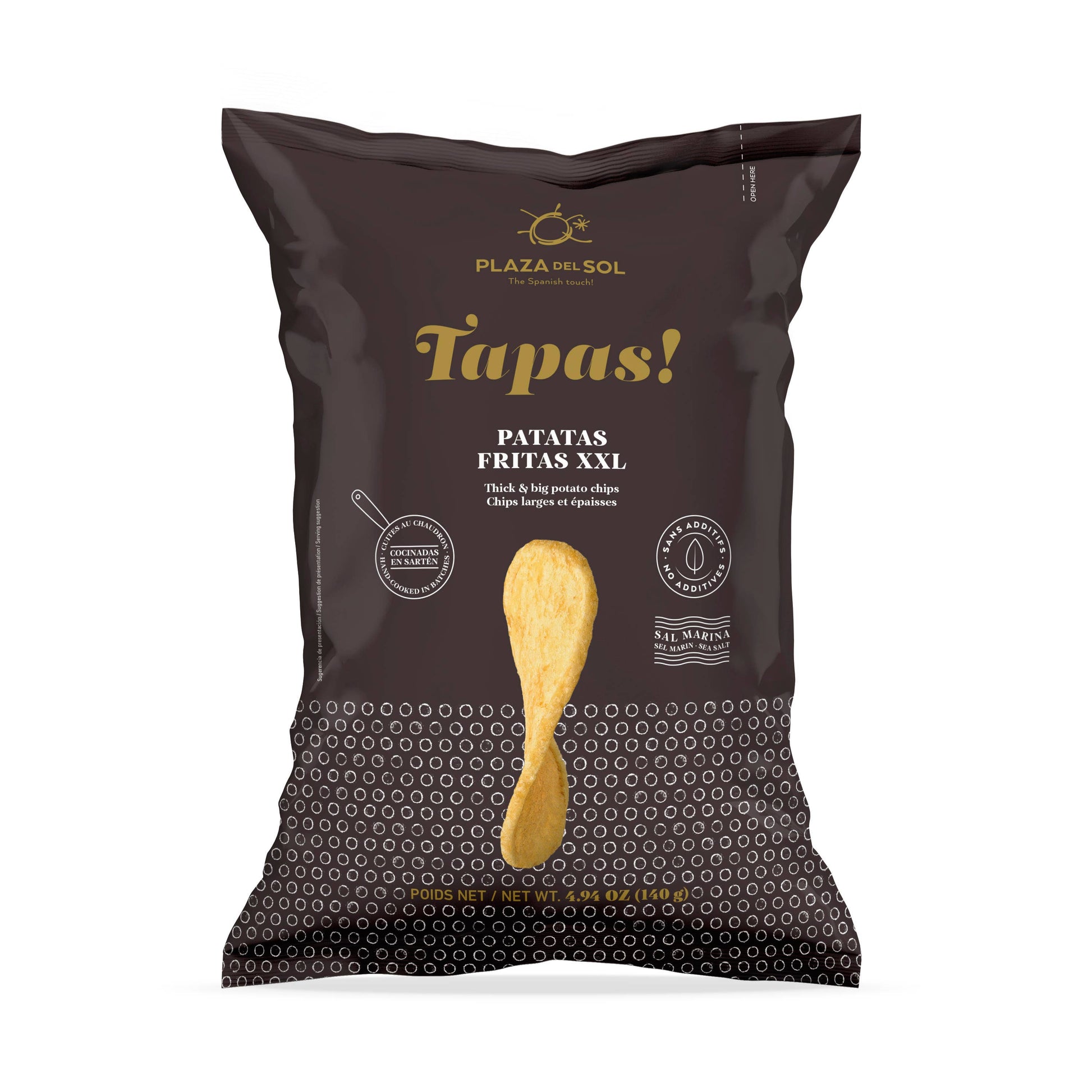 Kartoffelchips Tapas! (Groß & Dick) 140 g - UBSBOT.eu - Fine things for you