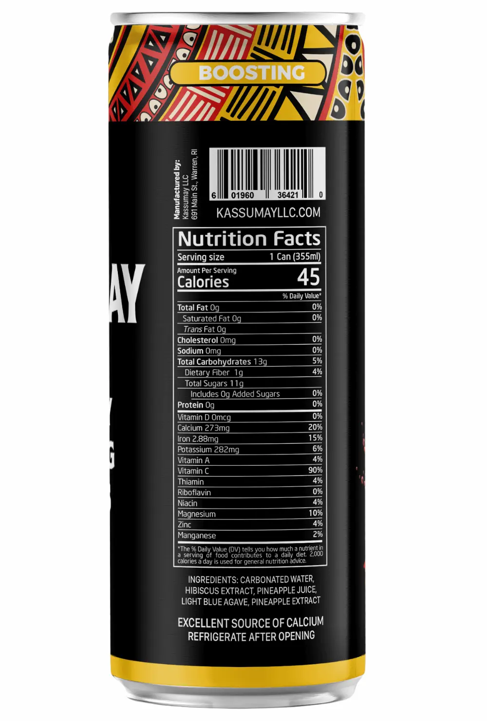 PINEAPPLE - 12-Pack Immunity Boosting Natural Healthy Plant-Based Hibiscus Beverages - UBSBOT.eu - Fine things for you