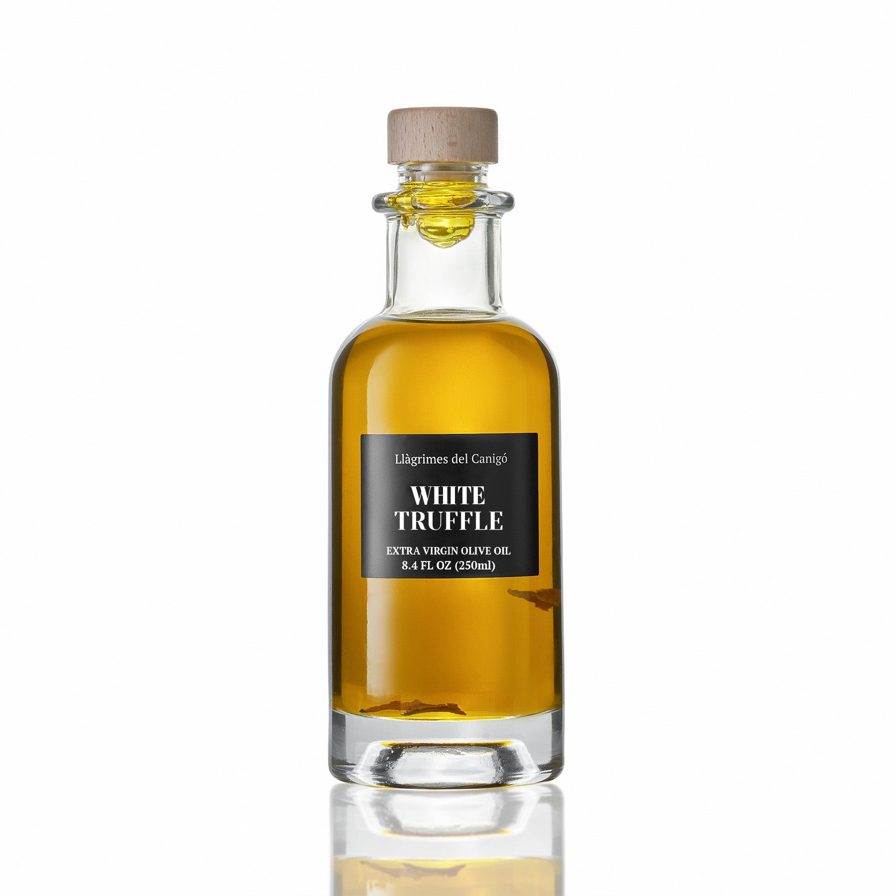 White Truffle Infused Extra Virgin Olive Oil – 250ml / 8.45 fl oz – Llàgrimes del Canigó - UBSBOT.eu - Fine things for you