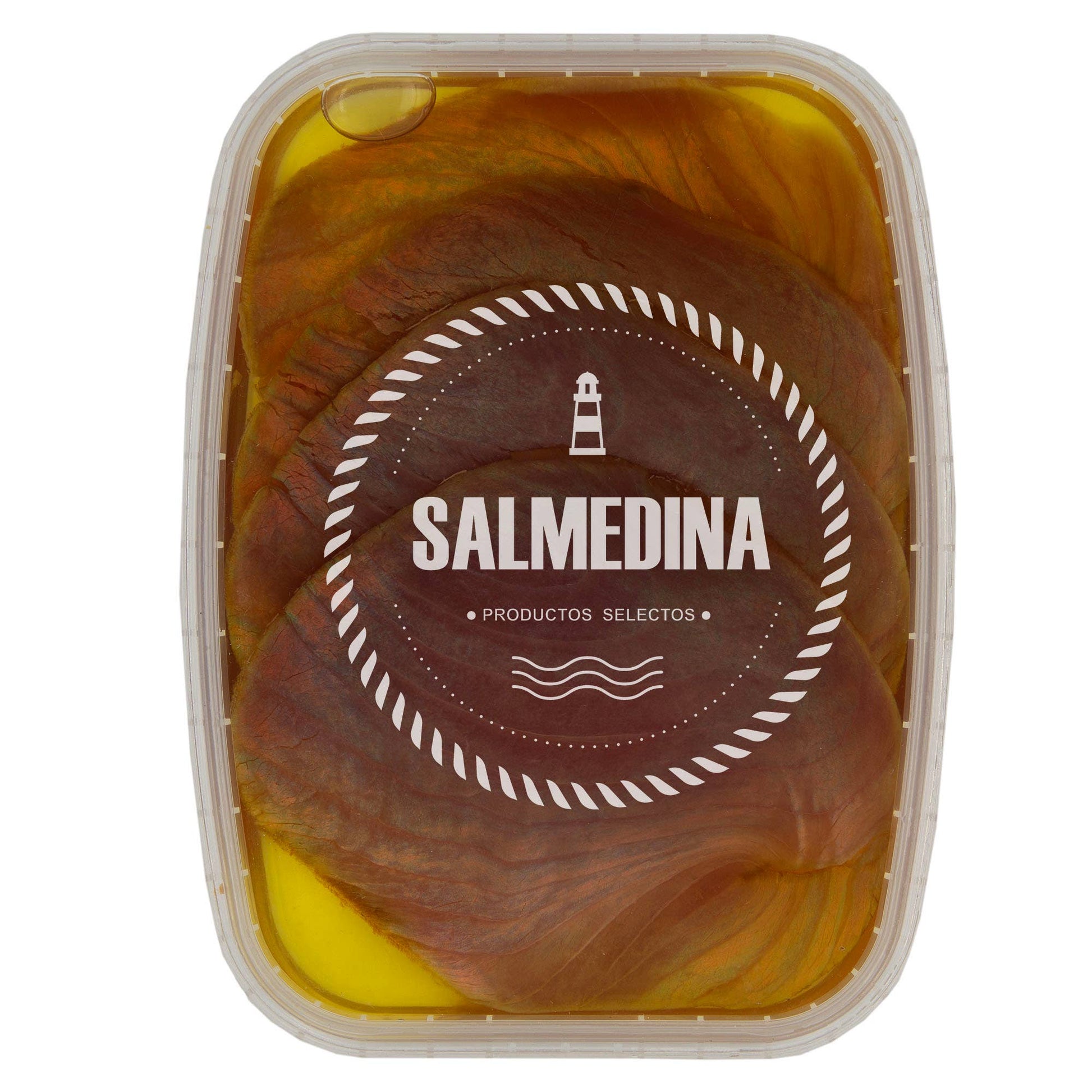 Salmedina - Geräucherter Thunfisch in Olivenöl, 140 g - UBSBOT.eu - Fine things for you