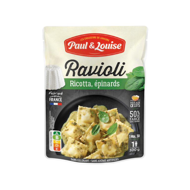 NEU ! Paul & Louise - Ricotta- und Spinat-Ravioli (300 g) - UBSBOT.eu - Fine things for you
