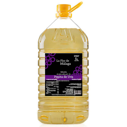 Aceites Málaga SL - La Flor de Málaga Traubenkernöl Pet-Kanister 5 L - UBSBOT.eu - Fine things for you