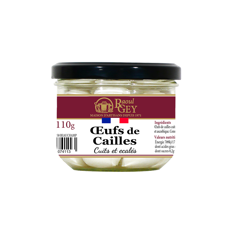 Maison RGEY - 12 gekochte und geschälte Wachteleier 110g - 74113 - UBSBOT.eu - Fine things for you