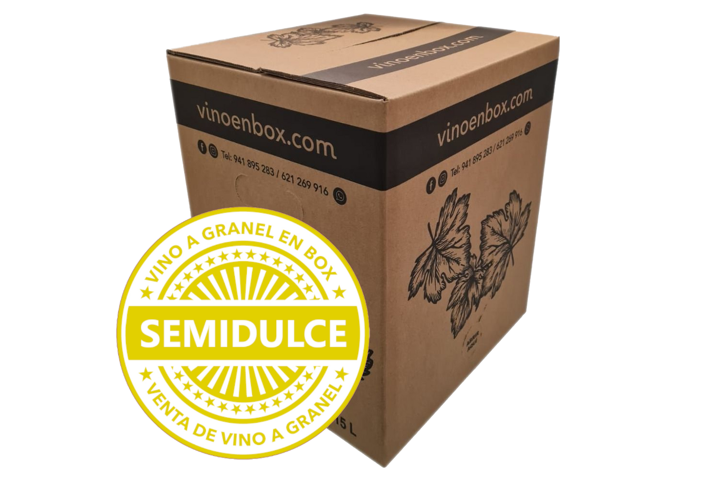 Vinoenbox-com - Halbtrockener Weißwein im Bag-in-Box - 5 Liter - UBSBOT.eu - Fine things for you