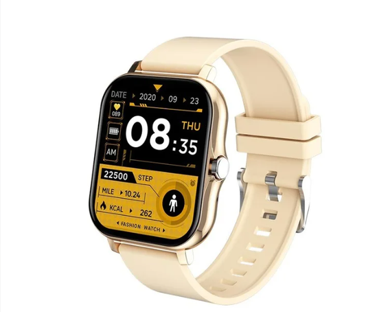 Goldene Smartwatch für Damen und Herren: Gelbgold - UBSBOT.eu - Fine things for you