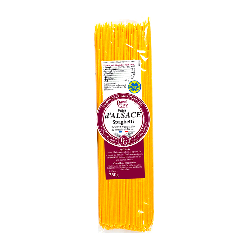Maison RGEY - Elsässische Spaghetti 250 g - Raoul Gey - 71077 - UBSBOT.eu - Fine things for you
