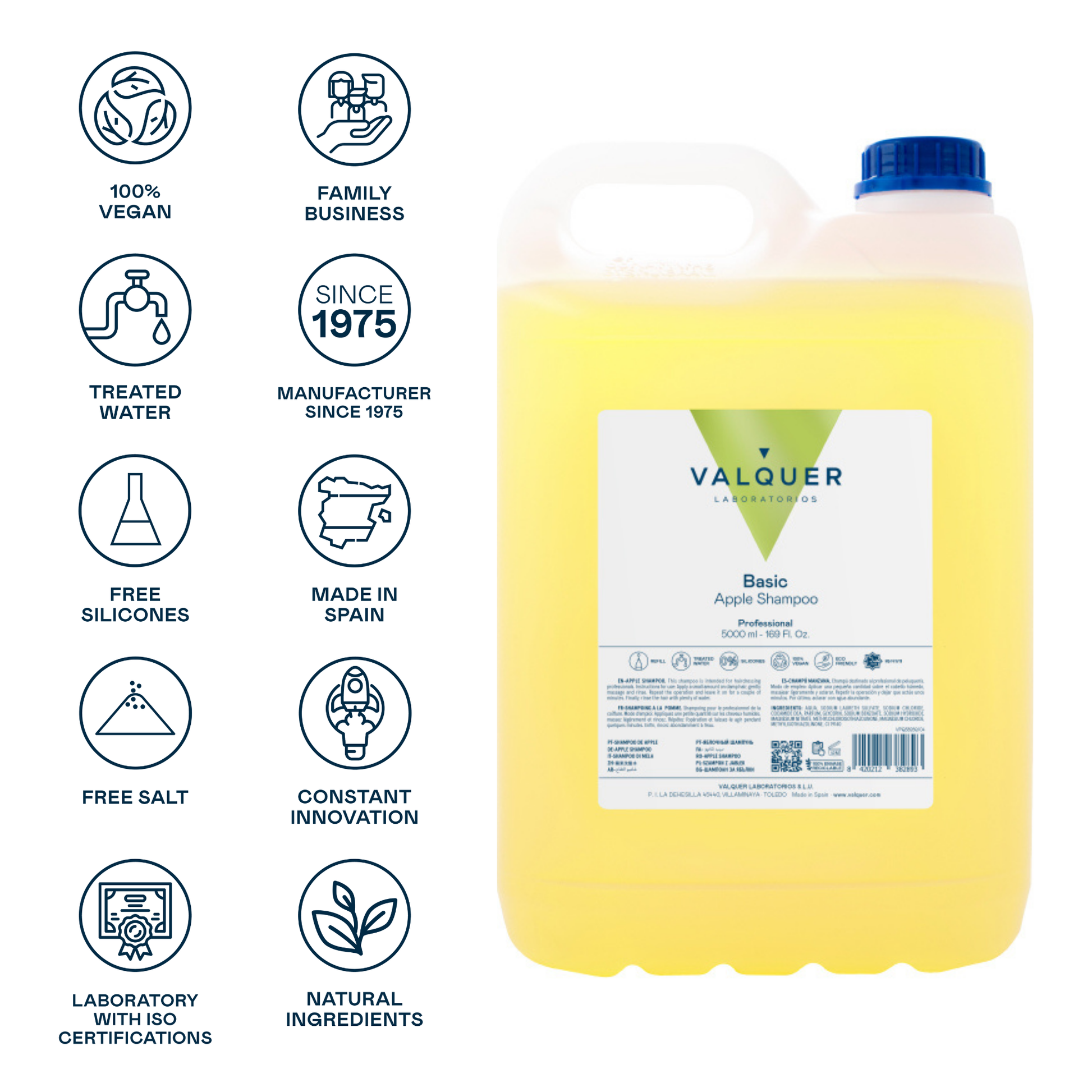 Apfelshampoo - 5000 ml - UBSBOT.eu - Fine things for you