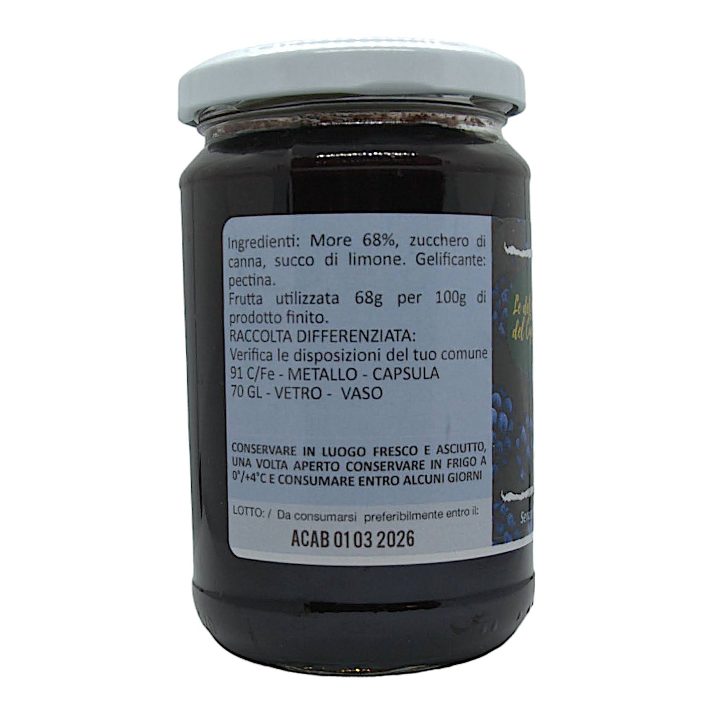 Extra Blackberry Jam 320g - UBSBOT.eu - Fine things for you